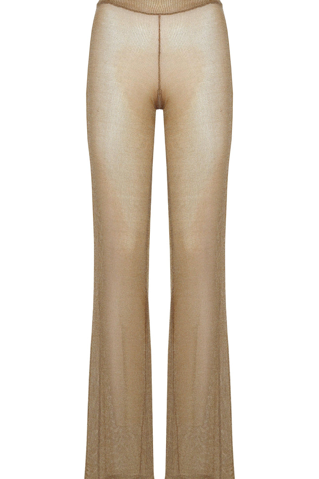 Antoninias | Nety Wide Leg trousers gold