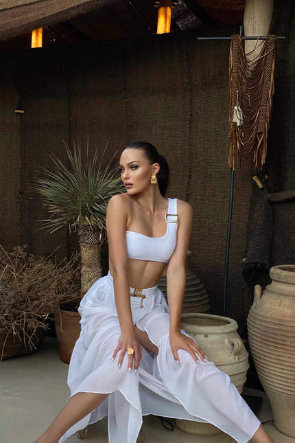 Antoninias | Dulcet Bikini Top biały