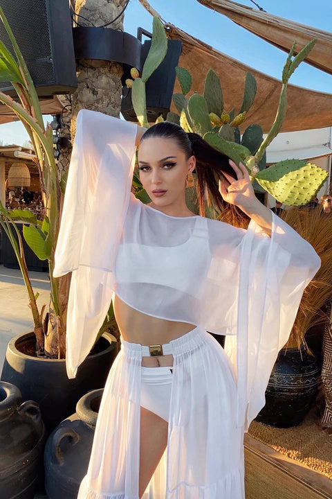 Antoninias | Dulcet Bikini Top white