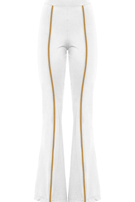 Antoninias | Spodnie Zipnisa Wide Leg białe