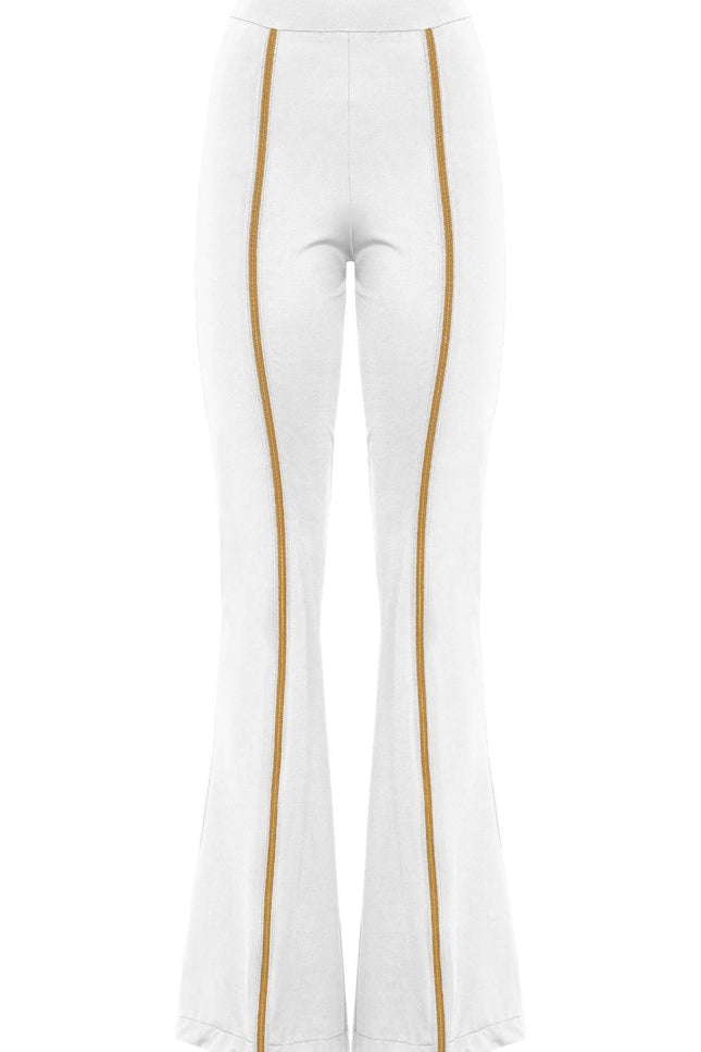 Antoninias | Zipnisa Wide Leg trousers white