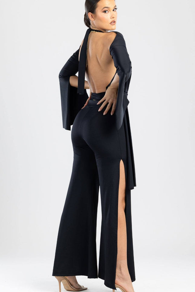 Antoninias | Cleo Wide Leg trousers black