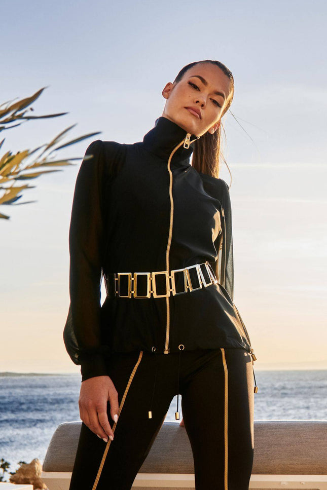 Antoninias | Zipnisa Wide Leg trousers black
