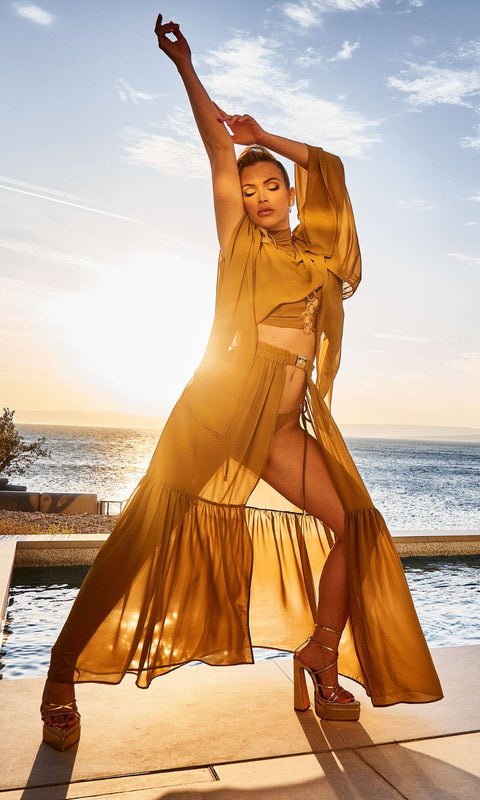 Antoninias | Comely Cover Up brązowy