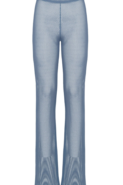 Antoninias | Spodnie Nety Wide Leg niebieskie