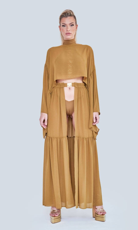 Antoninias | Comely Cover Up brązowy