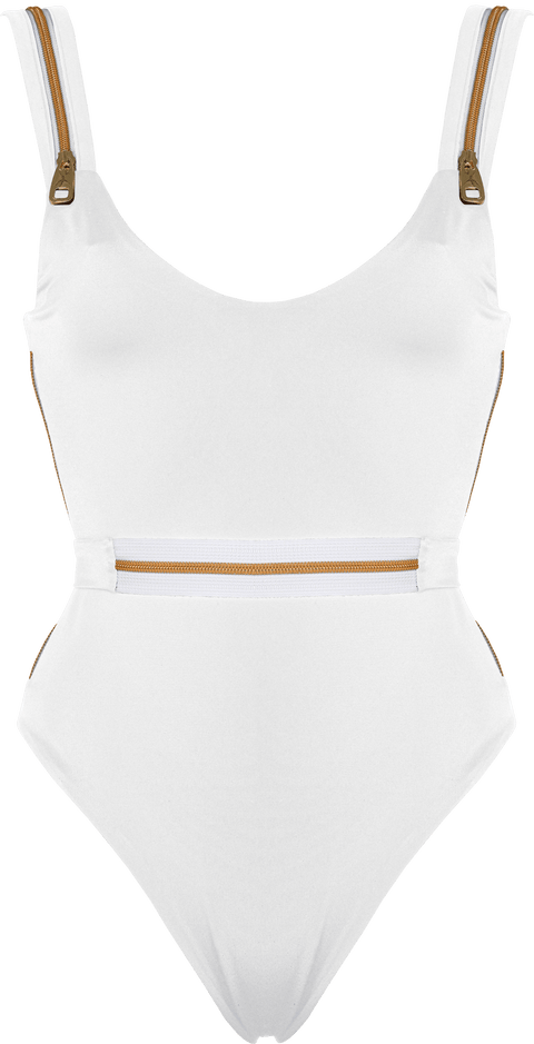 Antoninias | Ripple Jednoczęściowy biały