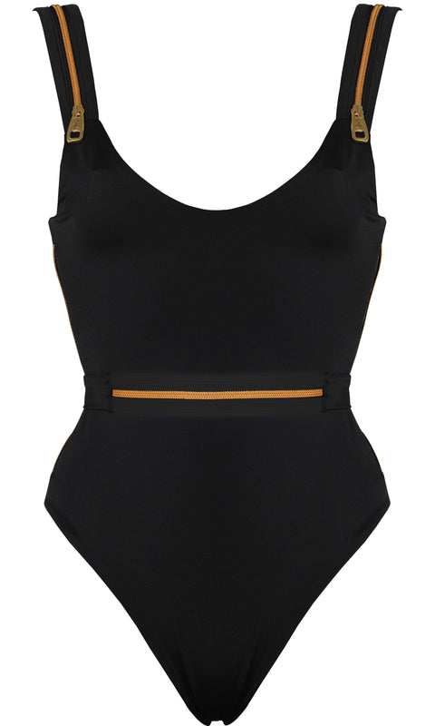 Antoninias | Ripple Jednoczęściowy czarny