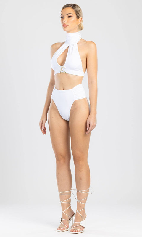 Antoninias | Clam Bikini Bottom biały