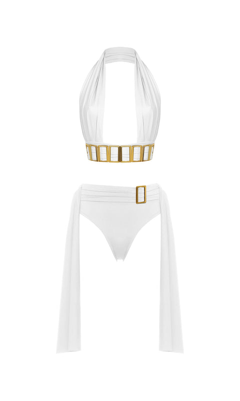 Antoninias | Amaze Bikini Bottom white