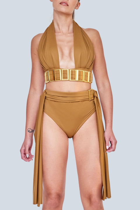 Antoninias | Amaze Bikini Bottom orzechowy