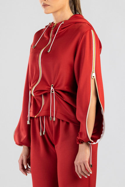 Antoninias | Voguish Tracksuit Set red