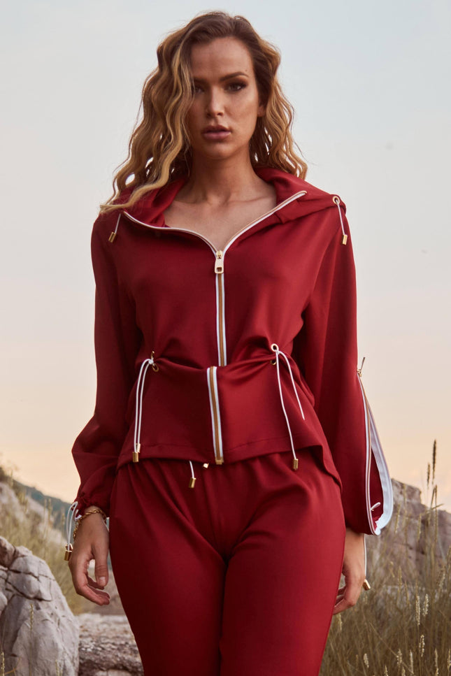 Antoninias | Voguish Tracksuit Set red