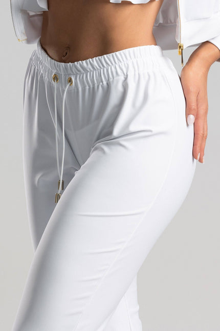 Antoninias | Sweatpants Elegant white