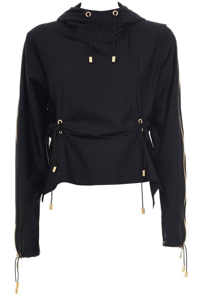 Antoninias | Czarna bluza z kapturem Sheek