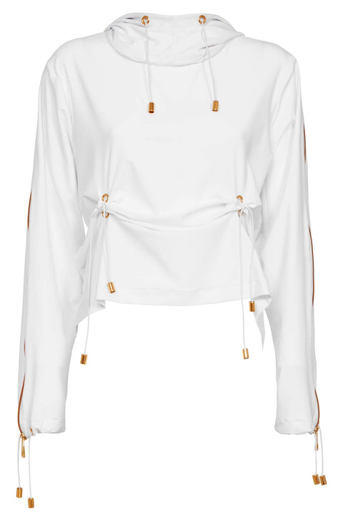 Antoninias | Sheek Hoodie white