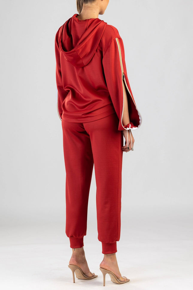 Antoninias | Voguish Tracksuit Set red