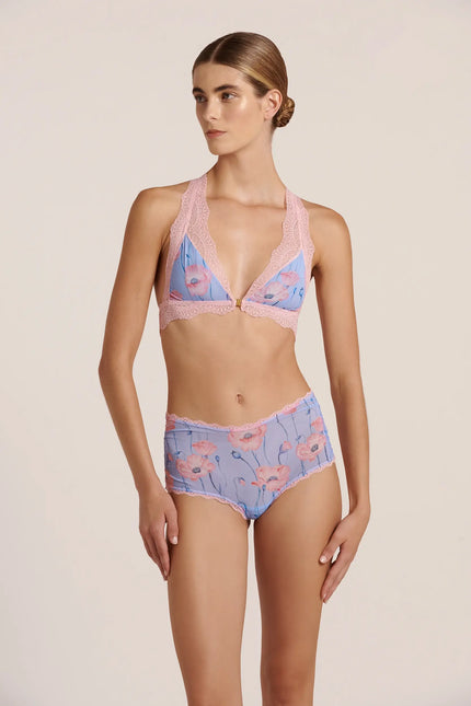 Luciela | PINK POPPY LACE HIPSTER BRIEF