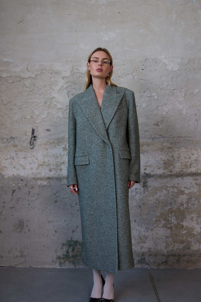 BÚDZIKO | COPENHAGEN WOOLEN GREEN COAT