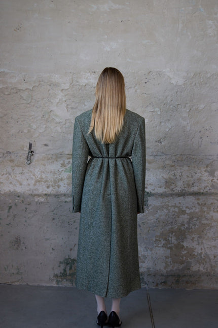 BÚDZIKO | COPENHAGEN WOOLEN GREEN COAT