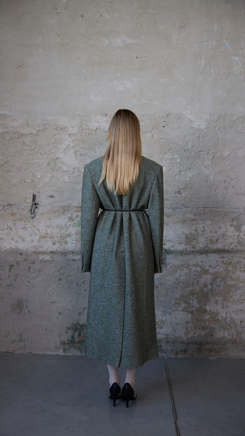 BÚDZIKO | COPENHAGEN WOOLEN GREEN COAT