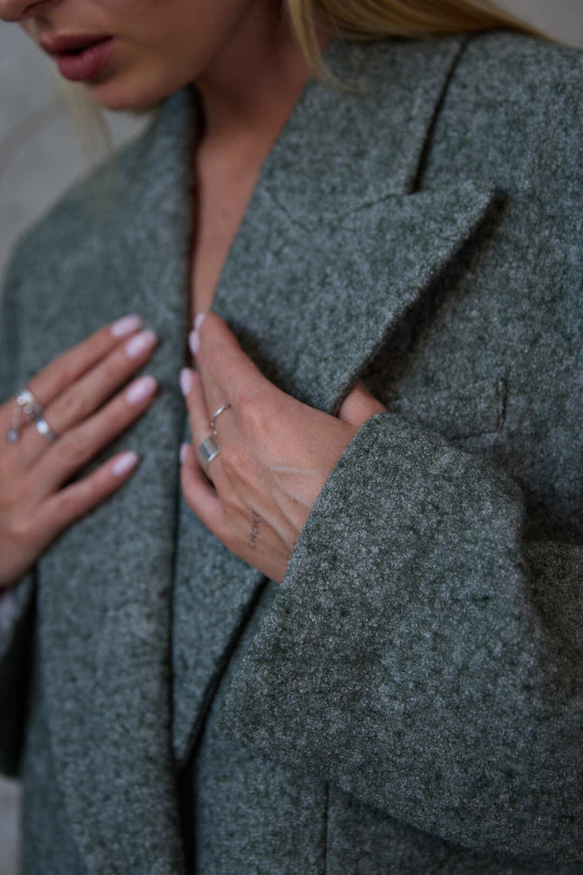 BÚDZIKO | COPENHAGEN WOOLEN GREEN COAT