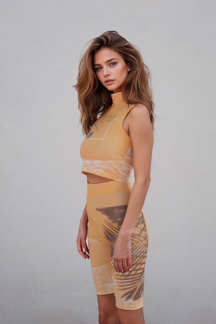 MySimplicated | Top & Biker Shorts Sun