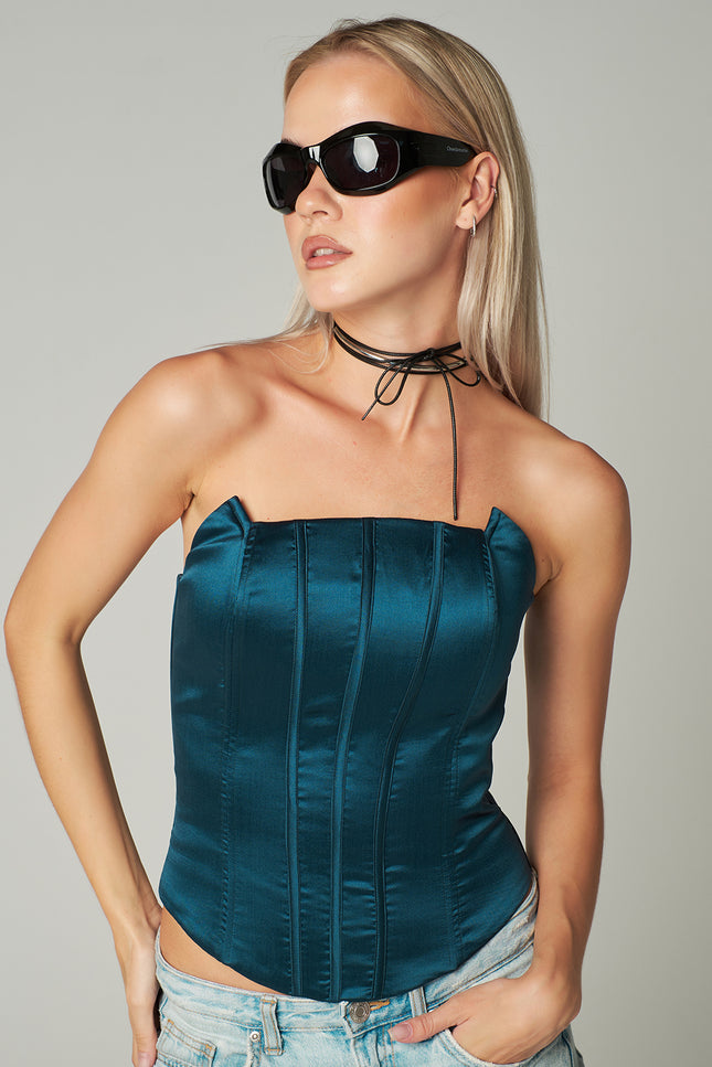 Petra Petrova | Fanfare Structured Seam Detail Corset Kylie