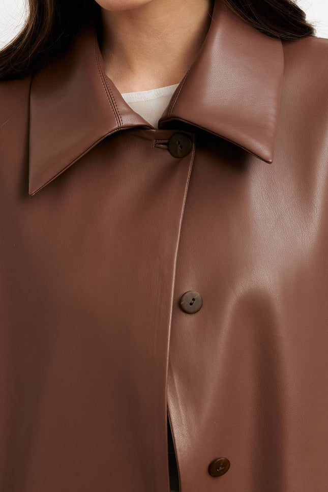 Kolosova | BROWN RAINCOAT