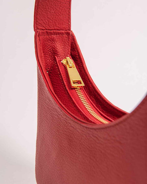 EVÉN I ZOE Mini Baguette Bag - Red