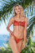 Gabrielle swimwear | Red Flame Lily Cheeky Bikini Bottoms