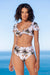 Gabrielle swimwear | Aloe High-Waisted Bikini Bottoms