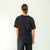 Sincerely Yours | Milky Way Black Oversized T-shirt With Geometric Pattern