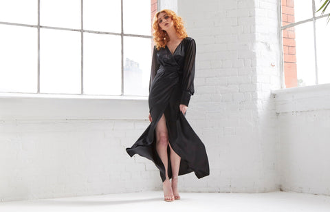 Sarvin | Sukienka maxi czarna