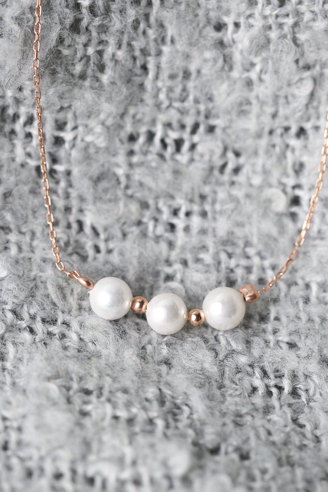 Choosy | Silver Gold Plated Bracelet with Pearls "Pearl"