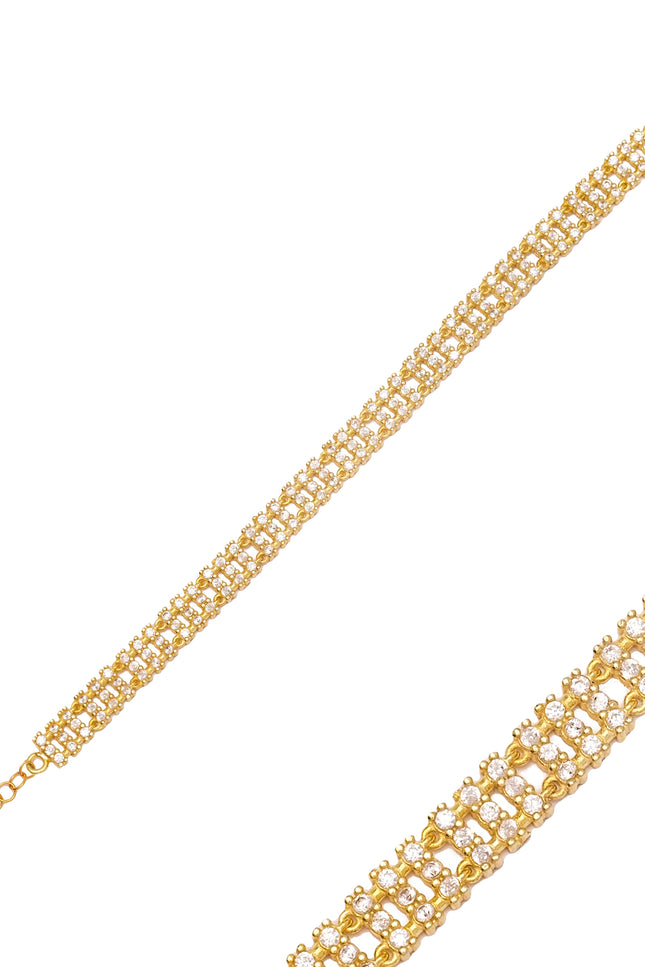 Choosy | Silver and Gold Plated Bracelet "The Queen"
