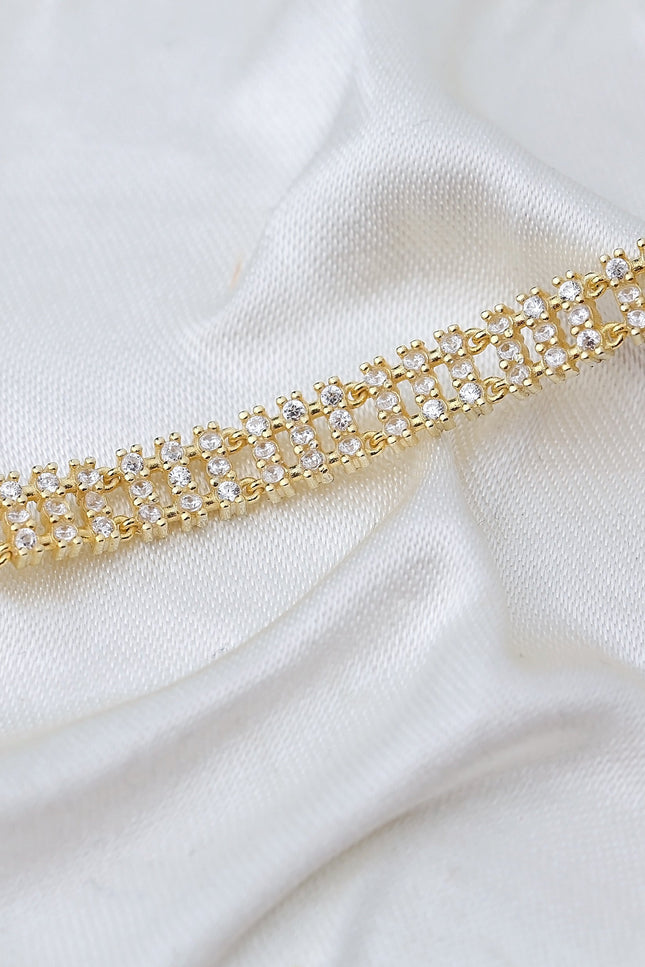 Choosy | Silver and Gold Plated Bracelet "The Queen"