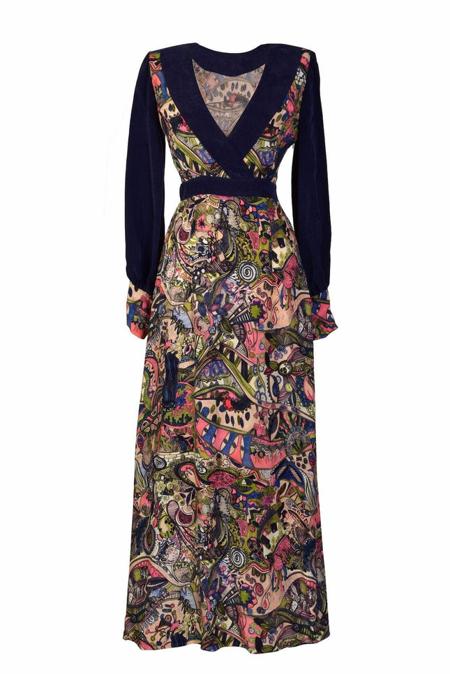 Sarvin | Larica Long Sleeve Maxi Dress