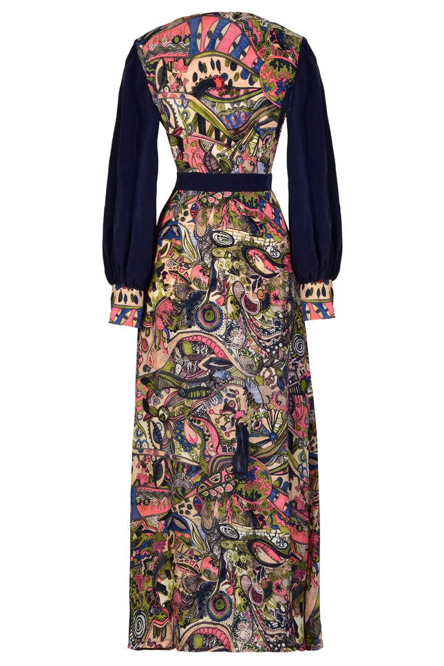 Sarvin | Larica Long Sleeve Maxi Dress