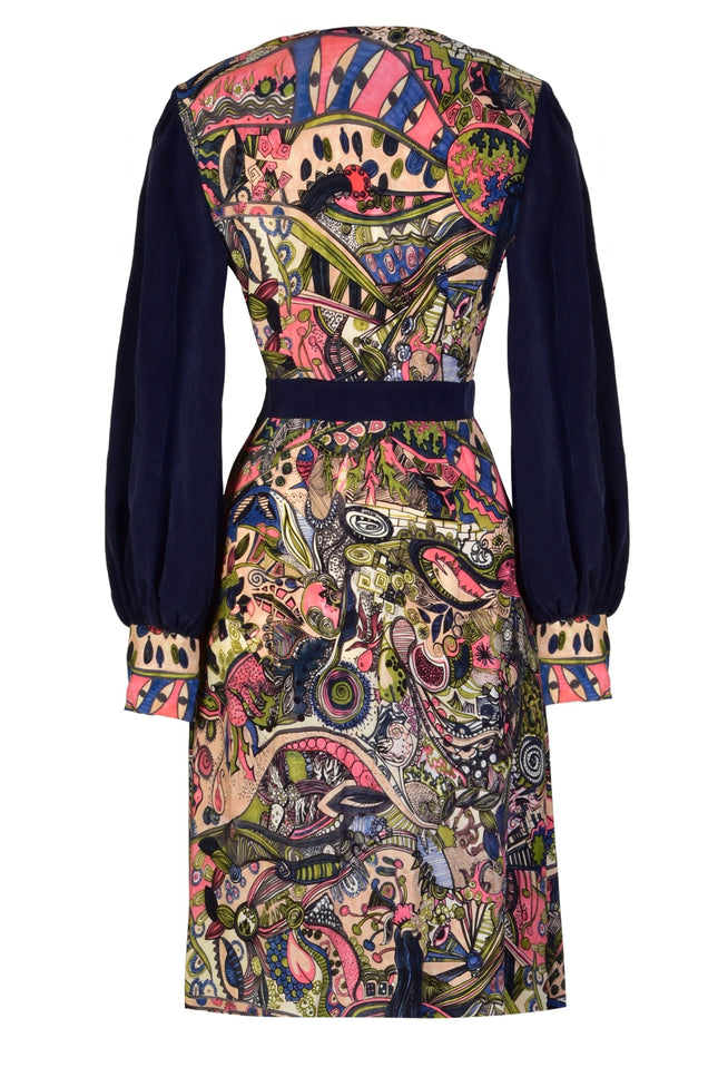 Sarvin | Aria Long Sleeve Mini Dress