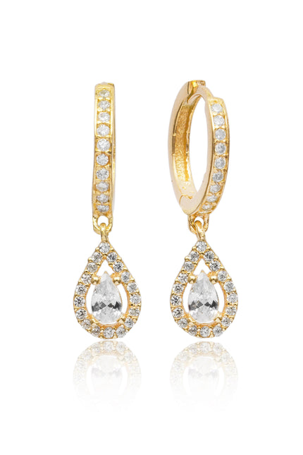 Choosy | Silver Gold-Plated Earrings "Drop"