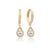 Choosy | Silver Gold-Plated Earrings "Drop"