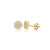 Choosy | Silver Gold-Plated Earrings Studs "Glossy"