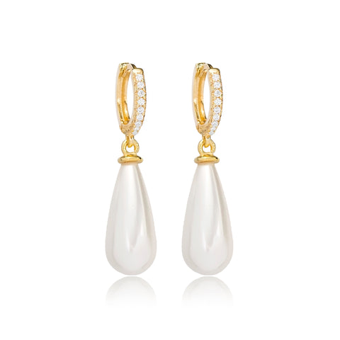Choosy | Kolczyki drops Pearl Elegance