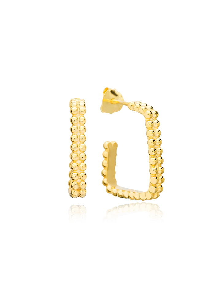 Choosy | Silver Gold Plated Studs Earrings "Dainty"