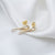 Choosy | The Shining Pearl Silver Gold Plated Drop Earrings