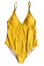 Gabrielle swimwear | Petra Basic One Piece Swimwear - Tumeric