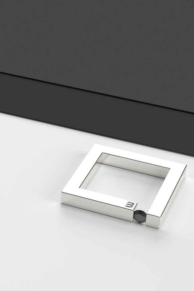 Monoi | LUMEN BLACK DIAMOND RING