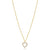 Choosy | Shiny Heart Silver Gold Plated Pendant Necklace