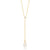 Choosy | Elegance of Pearls Silver Gold Plated Pendant Necklace